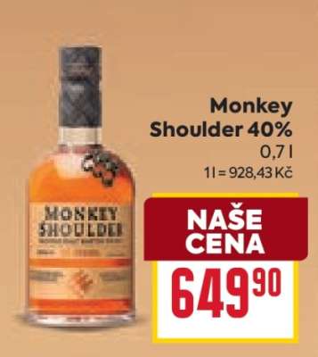 MONKEY SHOULDER 40 %