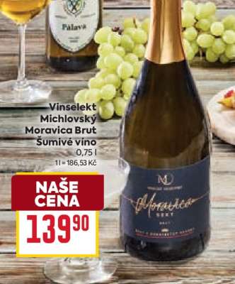 Vinselekt Michlovský Moravica brut Šumivé víno