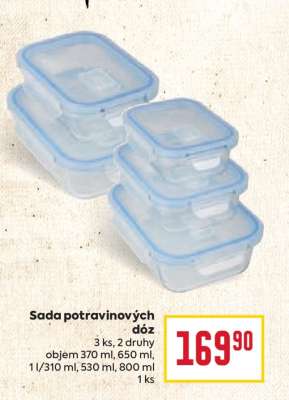SADA POTRAVINOVÝCH DÓZ*