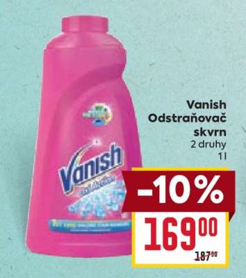 Vanish Odstraňovač skvrn