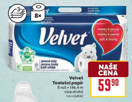 Velvet Toaletní papír