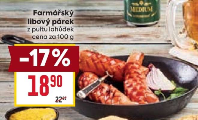 Farmářský libový párek