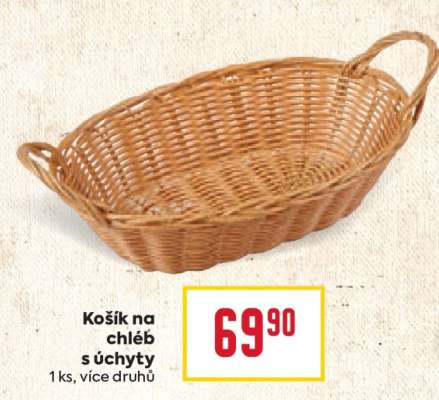 Košík na chléb s úchyty