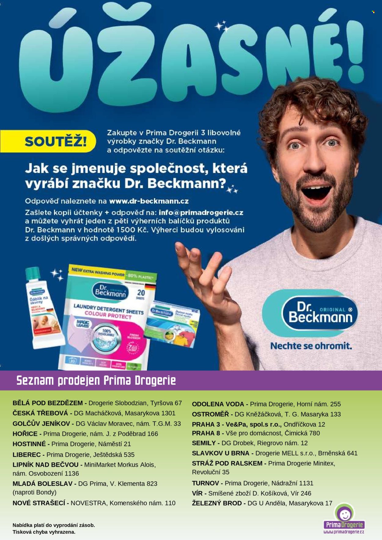 Leták Prima Drogerie - 8.5.2025 - 23.5.2025. Strana 1