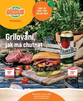 Leták Globus - 30.4.2025 - 26.5.2025.