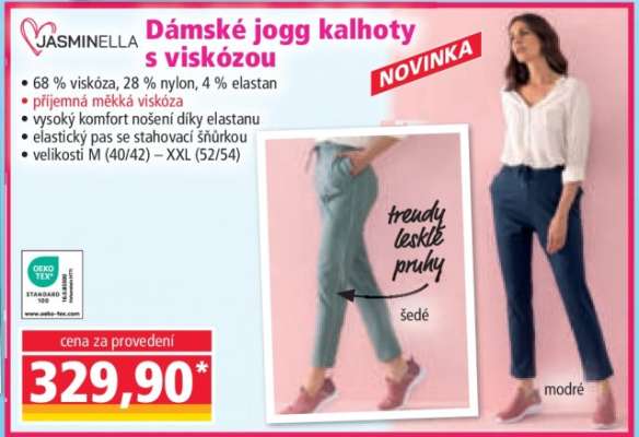 Dámské jogg kalhoty s viskózou