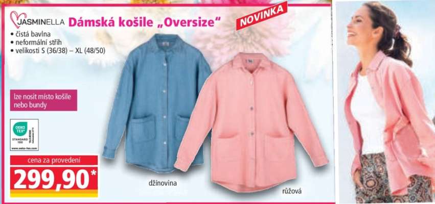Dámská košile „Oversize“