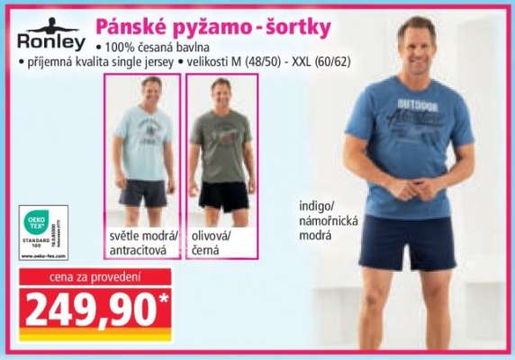 Pánské pyžamo - šortky