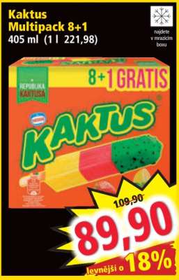 Kaktus Multipack 8+1