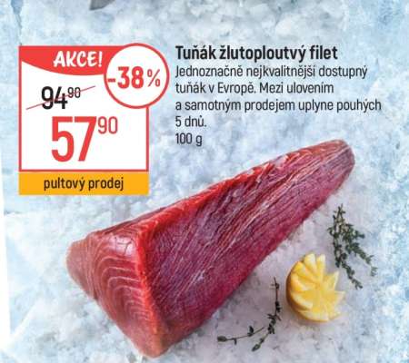 Tuňák žlutoploutvý filet