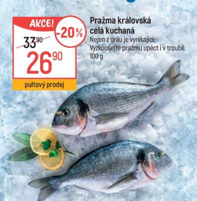 Pražma královská celá kuchaná