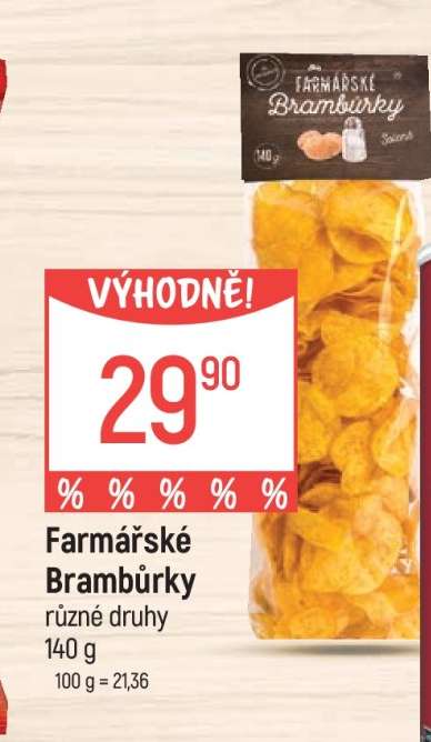 Farmářské brambůrky