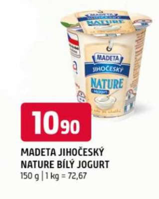 MADETA JIHOČESKÝ NATURE BÍLÝ JOGURT