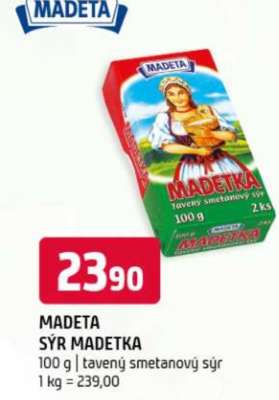 MADETA SÝR MADETKA