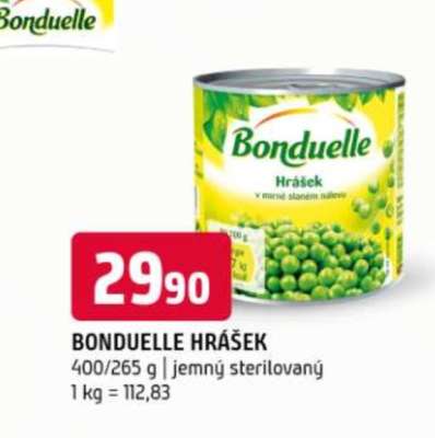 Bonduelle Hrášek