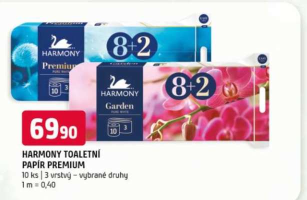HARMONY TOALETNÍ PAPÍR PREMIUM