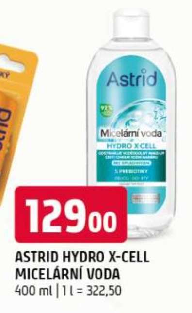 ASTRID HYDRO X-CELL MICELÁRNÍ VODA