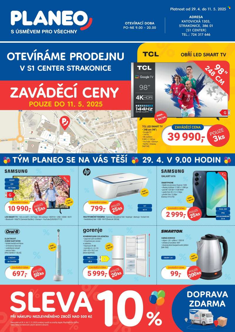 Leták PLANEO Elektro - 29.4.2025 - 11.5.2025.