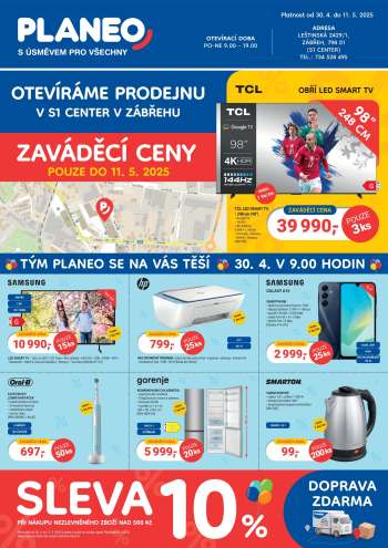 Leták PLANEO Elektro - 30.4.2025 - 11.5.2025.