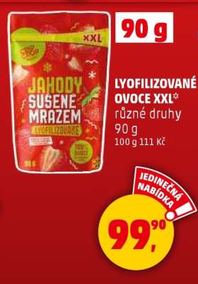 Lyofilizované ovoce XXL