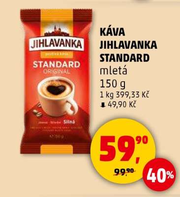 KÁVA JIHLAVANKA STANDARD