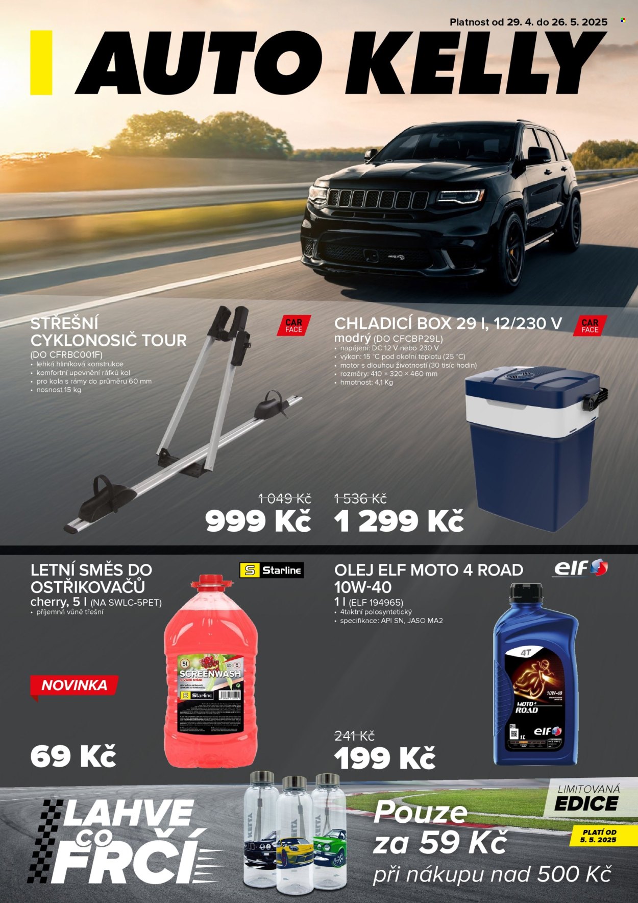 Leták AUTO KELLY - 29.4.2025 - 26.5.2025. Strana 1