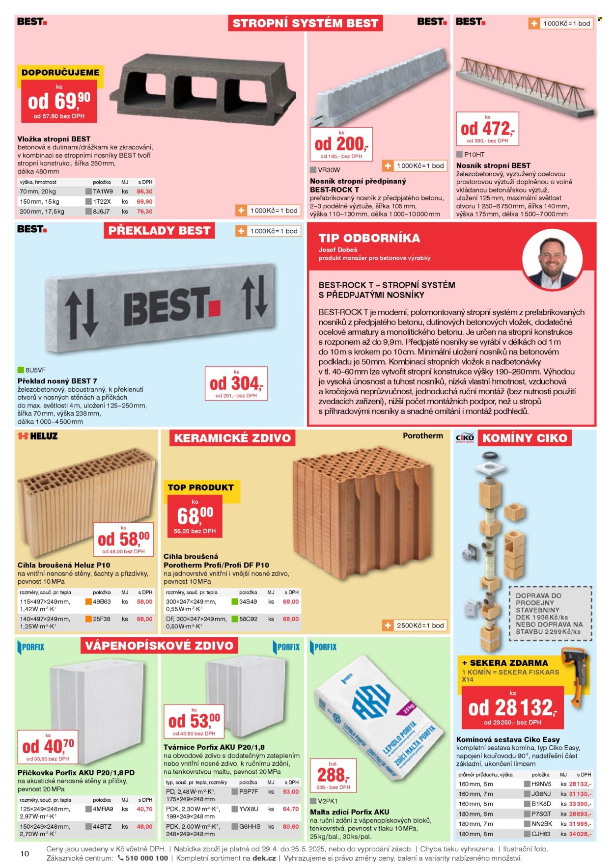 Leták DEK - 29.4.2025 - 25.5.2025. Strana 1
