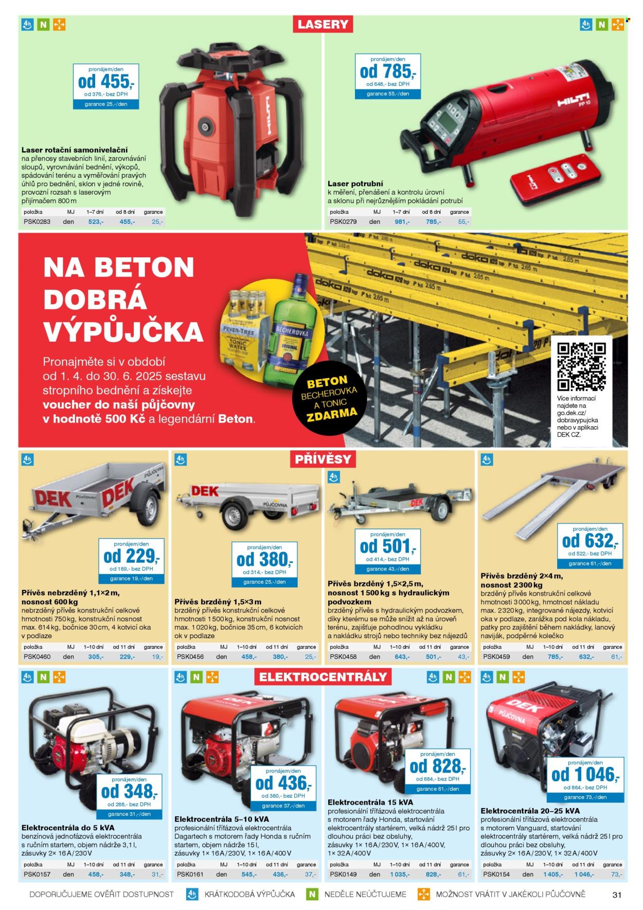 Leták DEK - 29.4.2025 - 25.5.2025. Strana 1