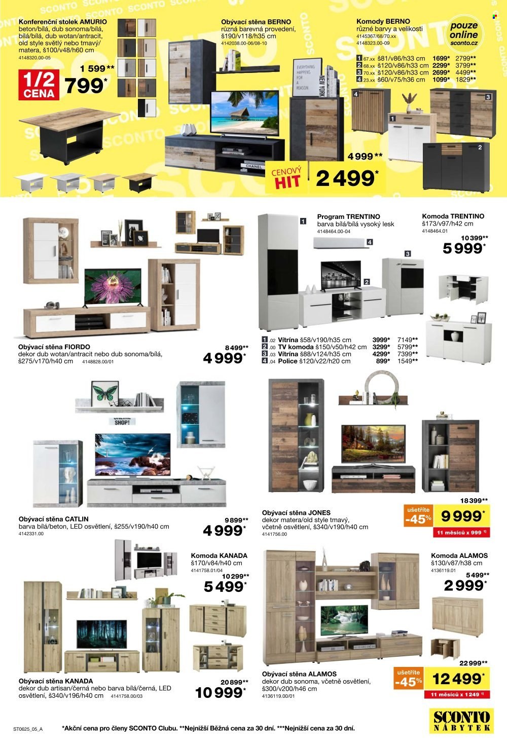 Leták SCONTO NÁBYTEK - 30.4.2025 - 13.5.2025. Strana 1