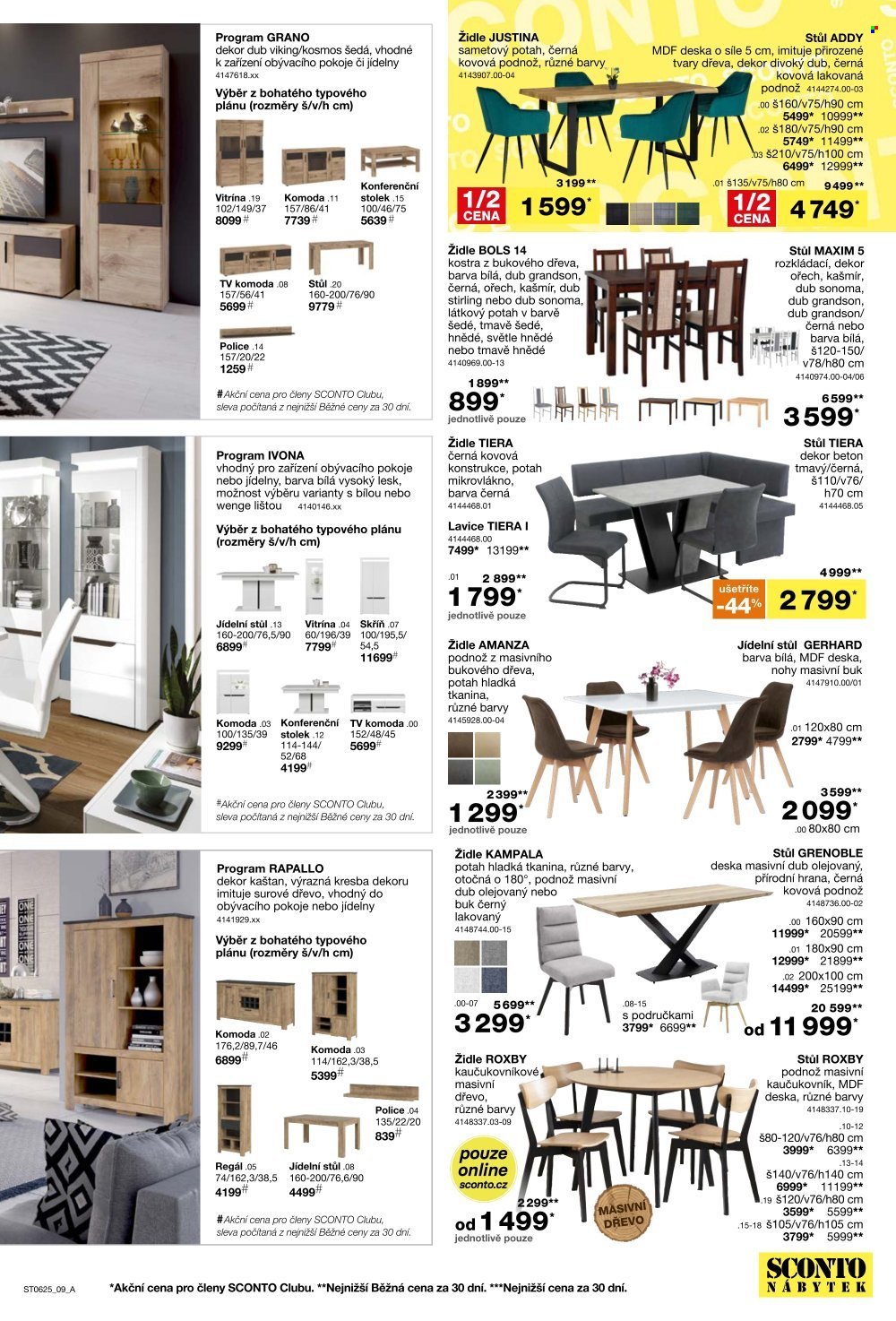 Leták SCONTO NÁBYTEK - 30.4.2025 - 13.5.2025. Strana 1