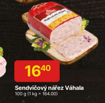 Sendvičový nářez Váhala