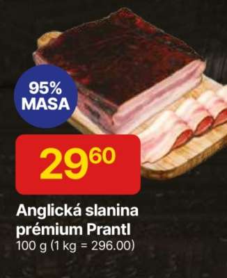 Anglická slanina prémium Prantl