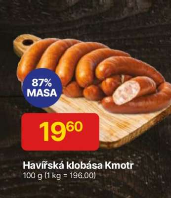 Havířská klobása Kmotr