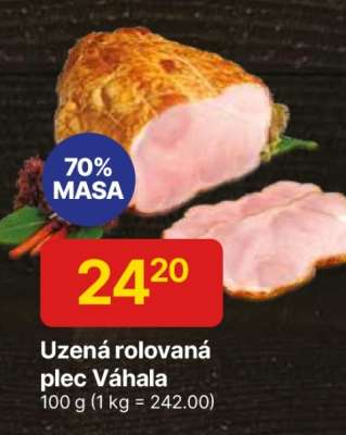 Uzená rolovaná plec Váhala