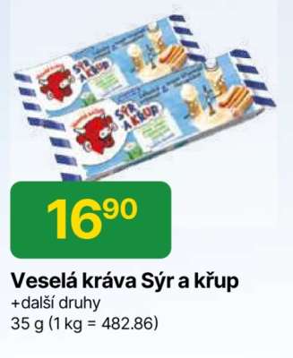 Veselá kráva Sýr a Křup