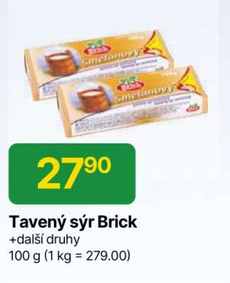 Tavený sýr Brick