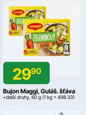 Bujon Maggi, Guláš. šťáva