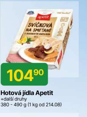 Hotová jídla Apetit