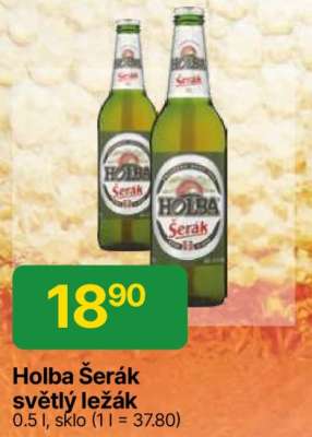 HOLBA ŠERÁK SVĚTLÝ LEŽÁK