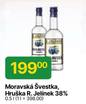 Moravská Švestka, Hruška R. Jelínek 38%