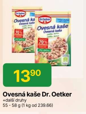 Ovesná kaše Dr. Oetker