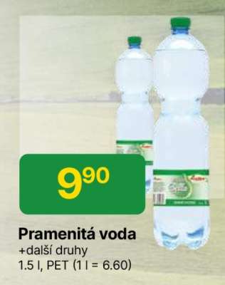 Pramenitá voda