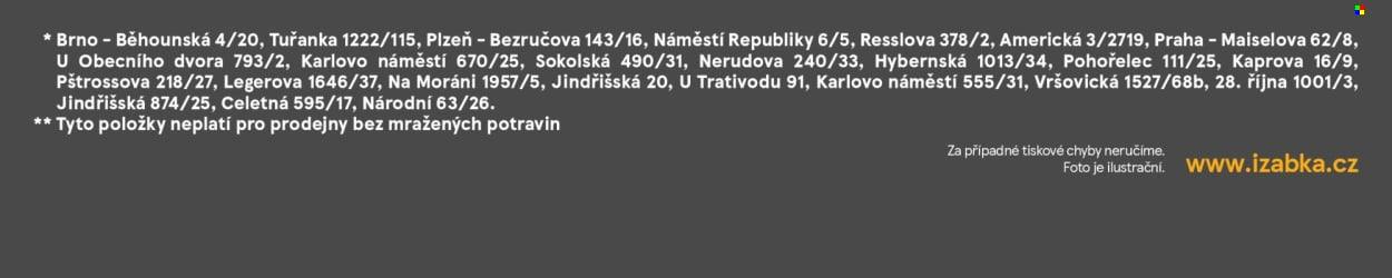 Leták Žabka - 30.4.2025 - 13.5.2025. Strana 1
