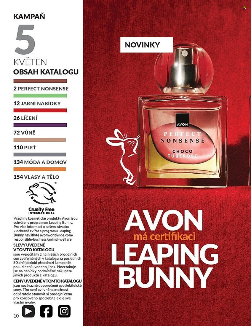 Leták AVON - 1.5.2025 - 31.5.2025. Strana 1
