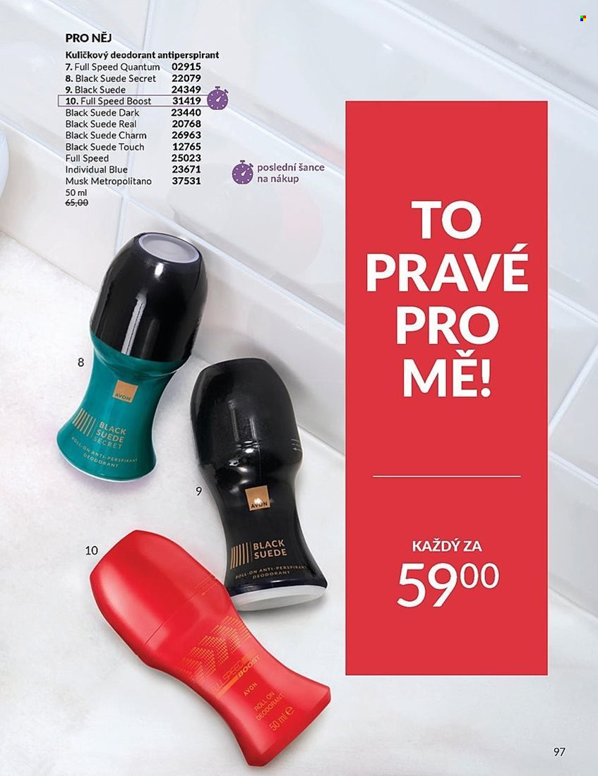 Leták AVON - 1.5.2025 - 31.5.2025. Strana 1
