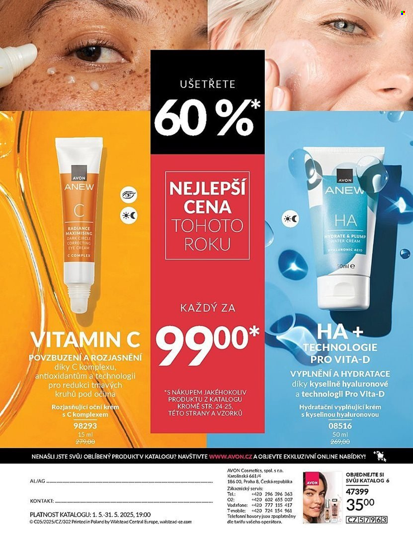 Leták AVON - 1.5.2025 - 31.5.2025. Strana 1