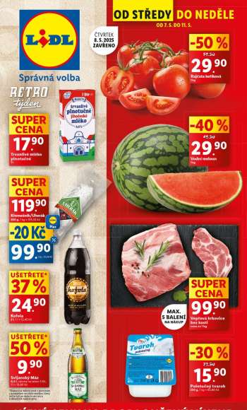 Leták Lidl - 7.5.2025 - 11.5.2025.