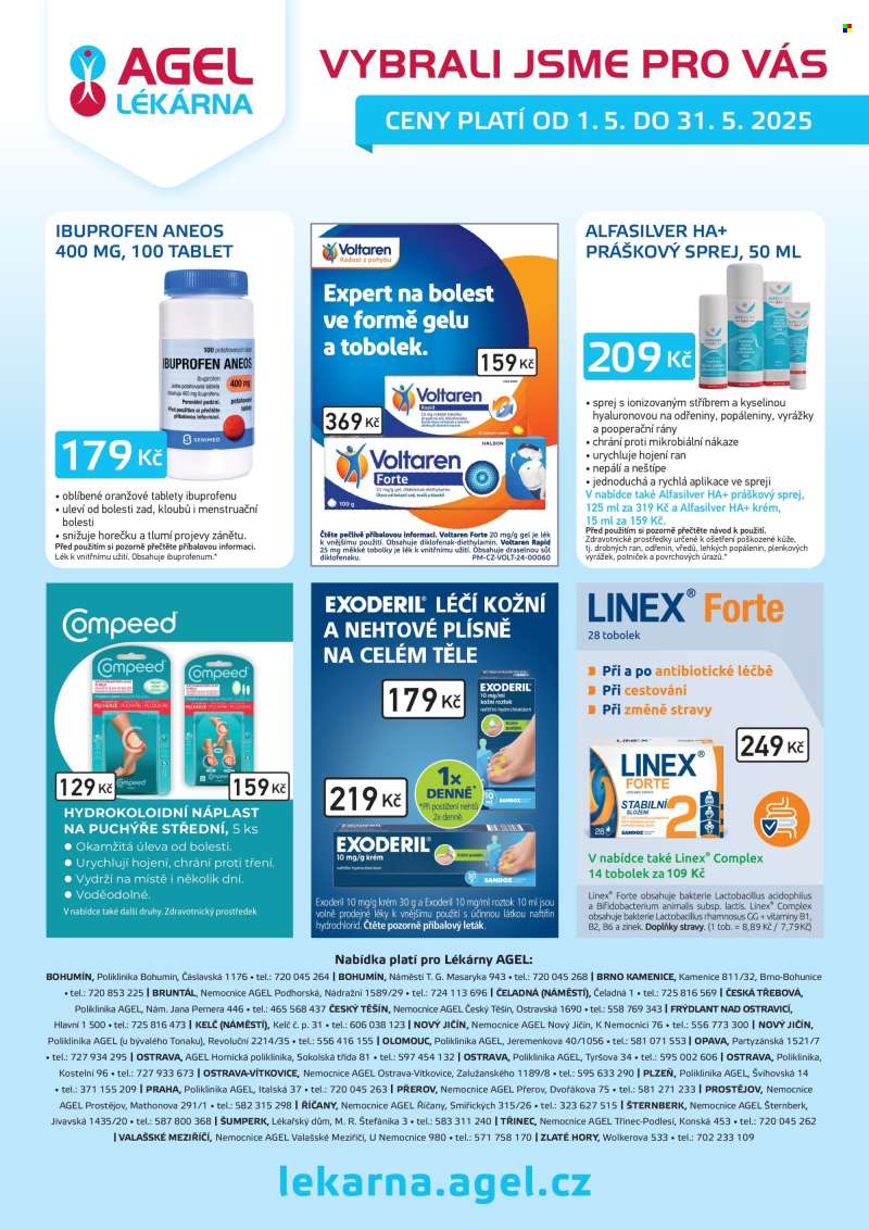 Leták AGEL lékárna - 1.5.2025 - 31.5.2025.