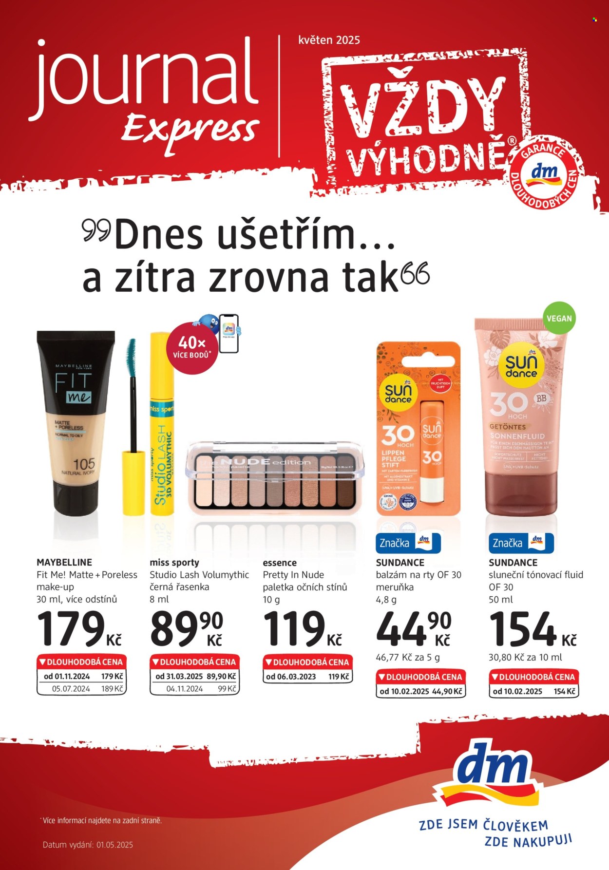 Leták dm drogerie - 1.5.2025 - 28.5.2025. Strana 1