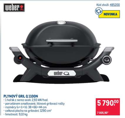 PLYNOVÝ GRIL Q 1100N